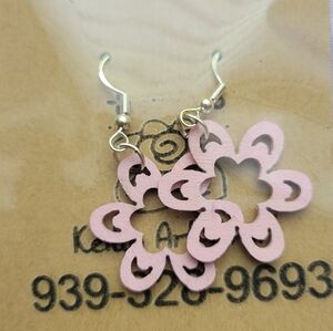 Fantasy wood earings